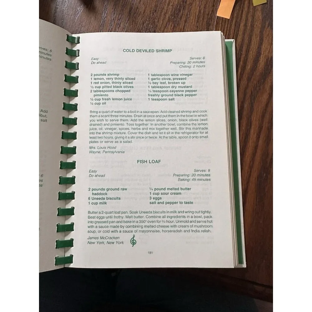 The Philadelphia Orchestra‎ Cookbook - Plastic Comb - VERY GOOD
